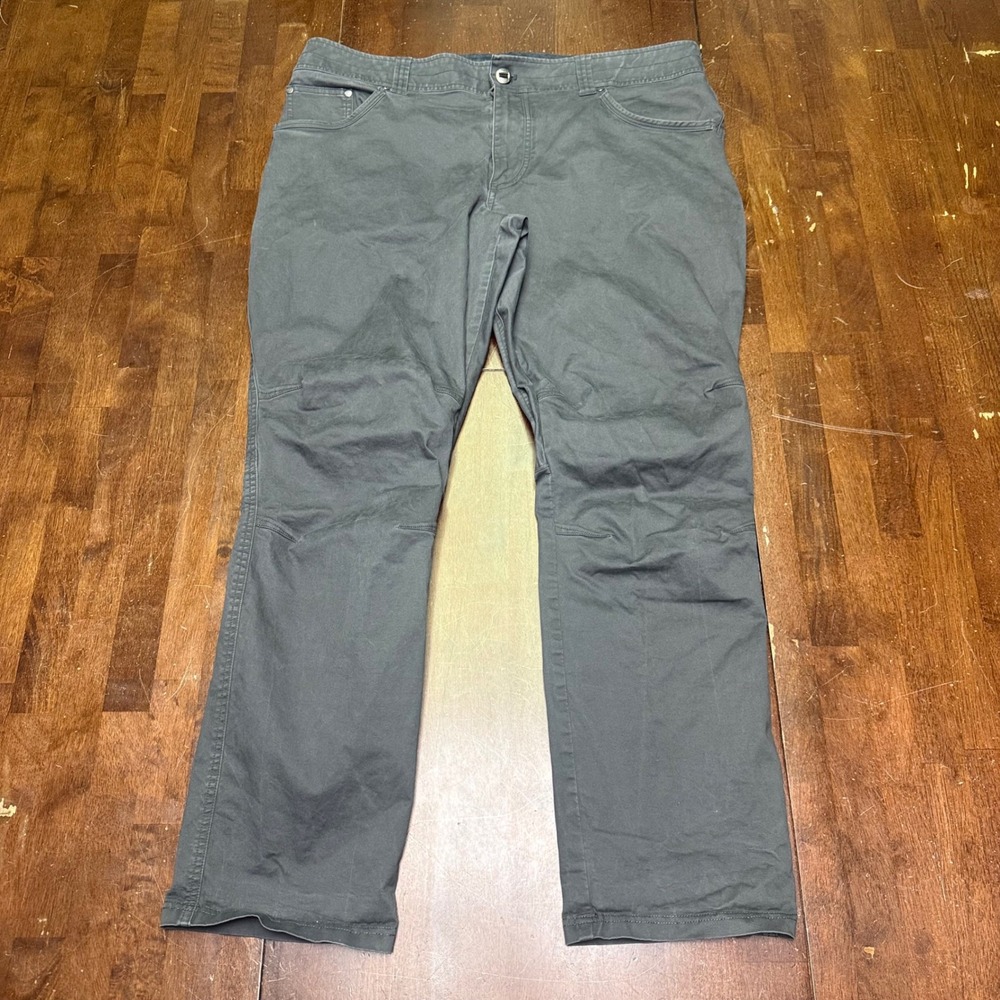 KUHL Rydr Lite Pants Mens 40/32 Gray Klassik Fit Articulated Knee Hiking Utility